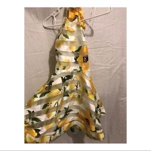 Agaci Lemon and Sunflower dress